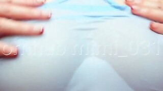 日本人女性のおっぱいマッサージ boobs massage nipple orgasm