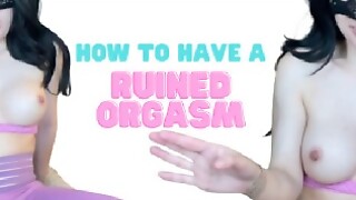 Raven Haired Beauty Teaches U How 2 Have A RUINED ORGASM - JOI TUTORIAL