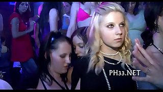 Tons of group sex on dance floor