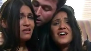 three guys forced on two young women