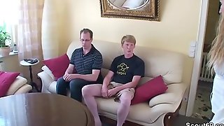 Two Young Boys Seduce German MILF upon Fuck