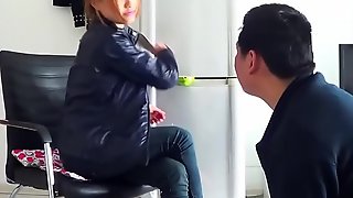 Chinese femdom gets her paws admired