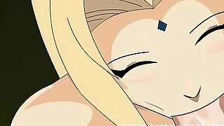 Naruto anime - fantasy sex with tsunade