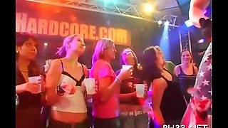 Blonde ladies sucking jocks and swallowing sperm from black dick