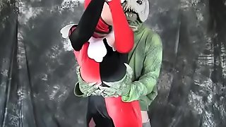 Big Boob Harley Quinn Gets Forced By Monster